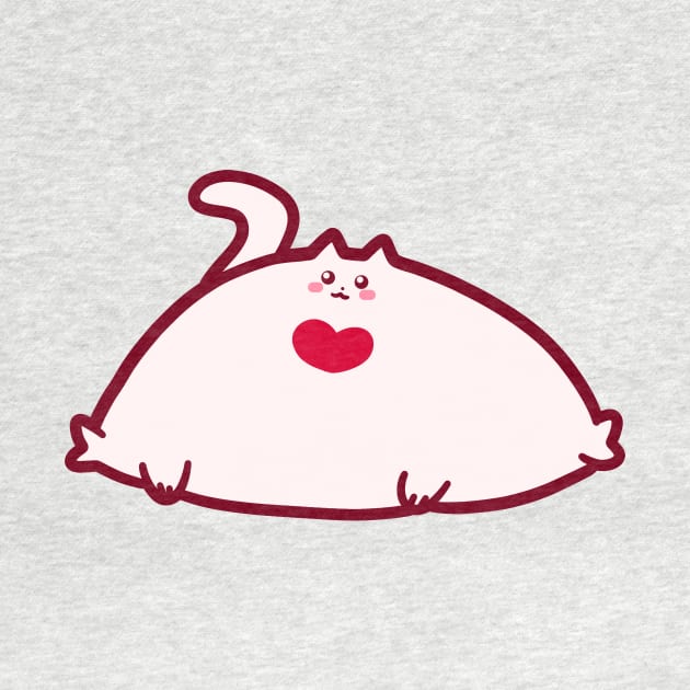 Cute Fluffy Fat Cat by saradaboru